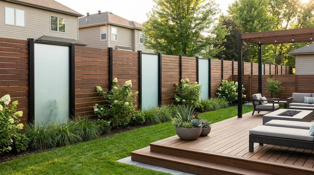 86 contemporary garden fence vertical