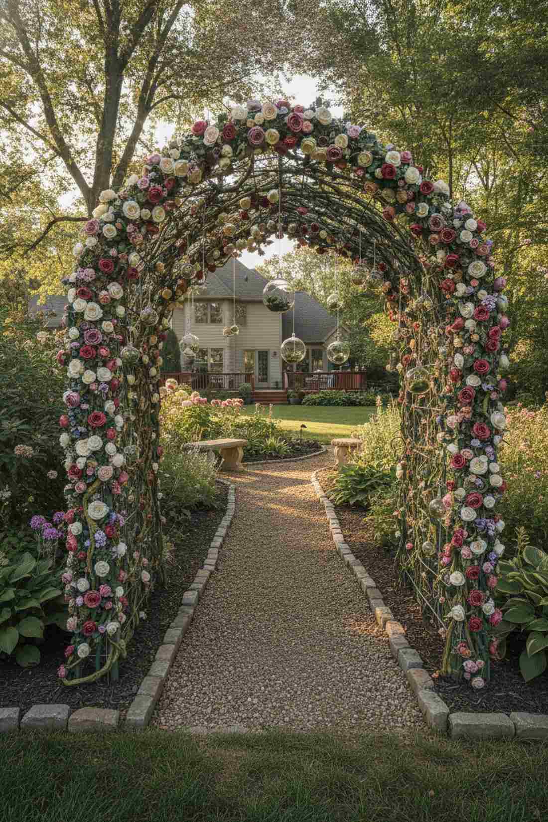 arched trellises