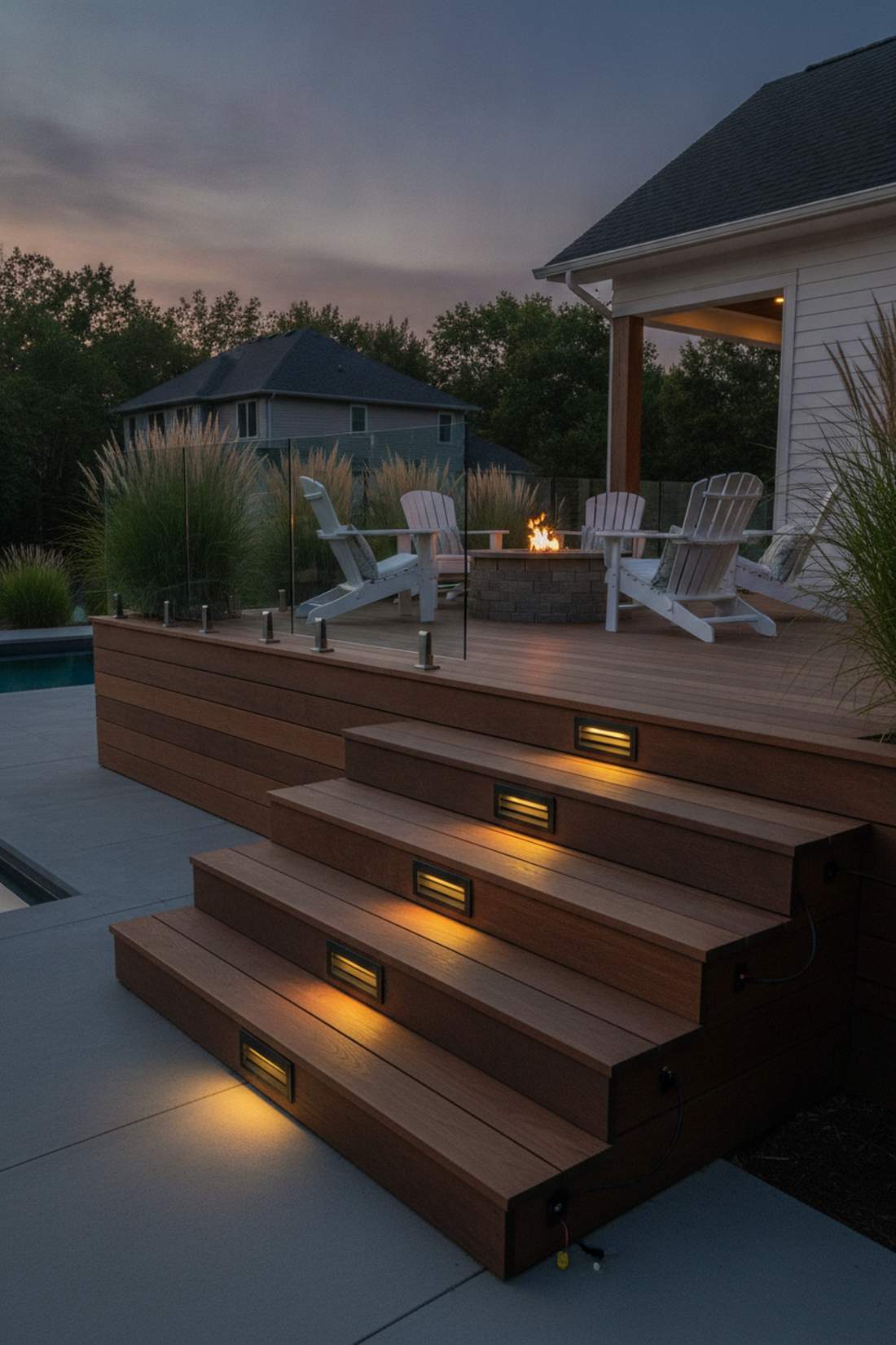 black led step lights