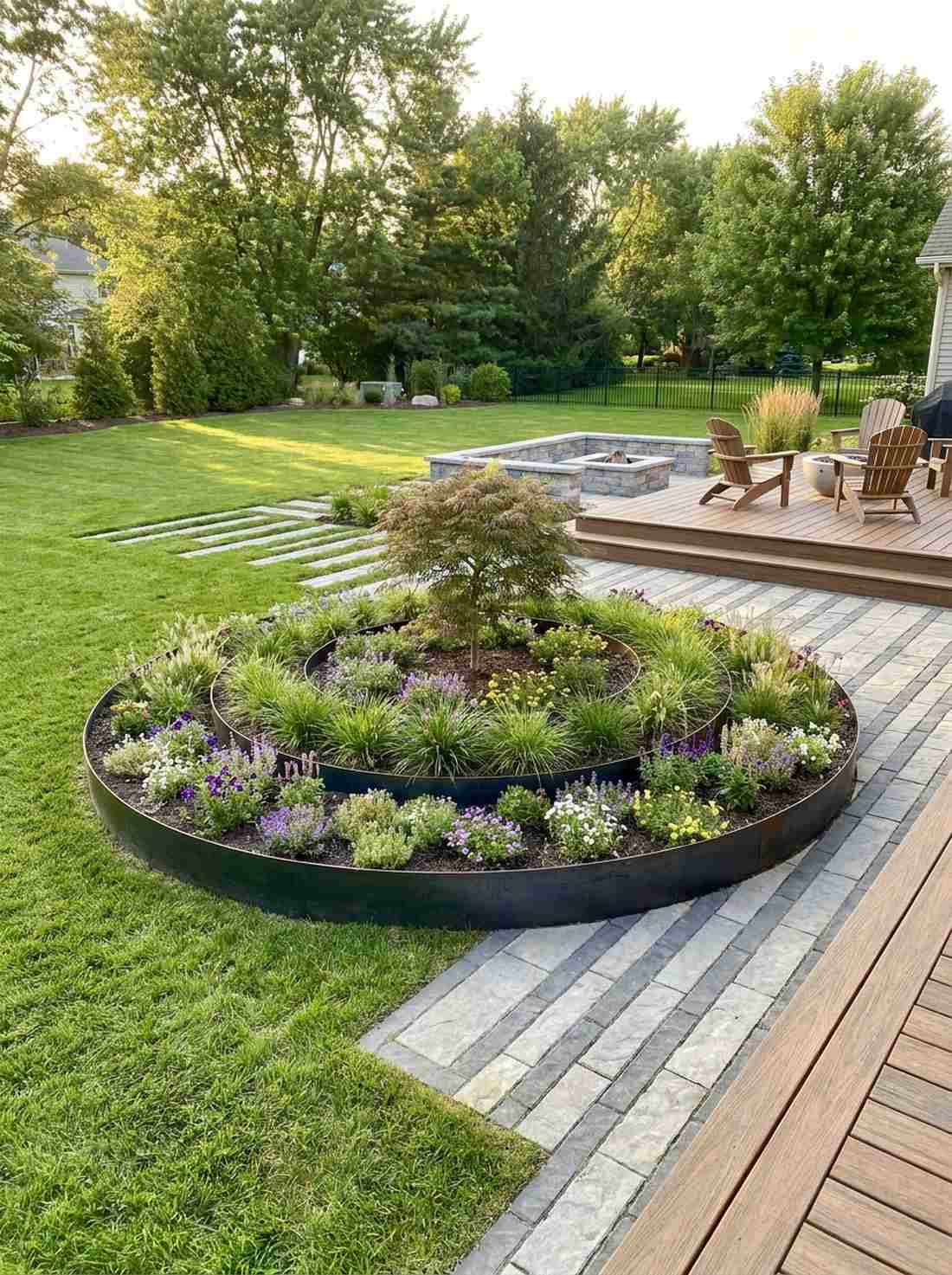 circular focal point beds