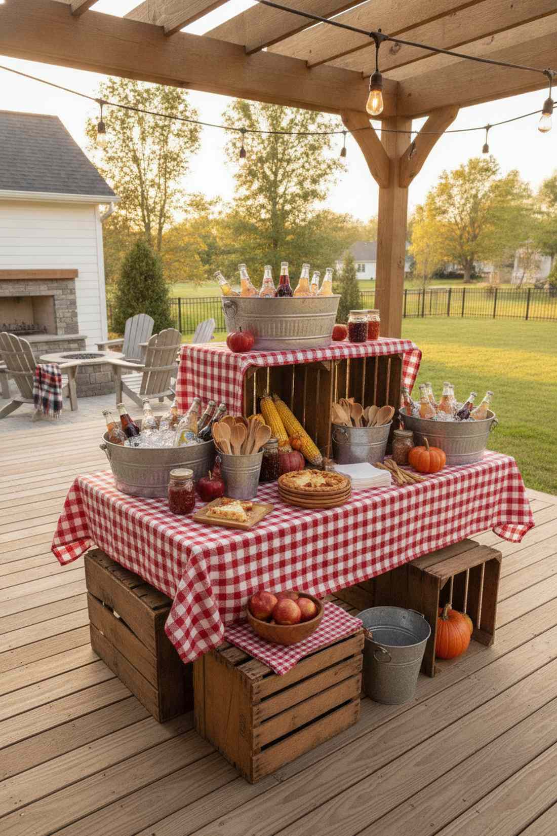 country fair inspired setup