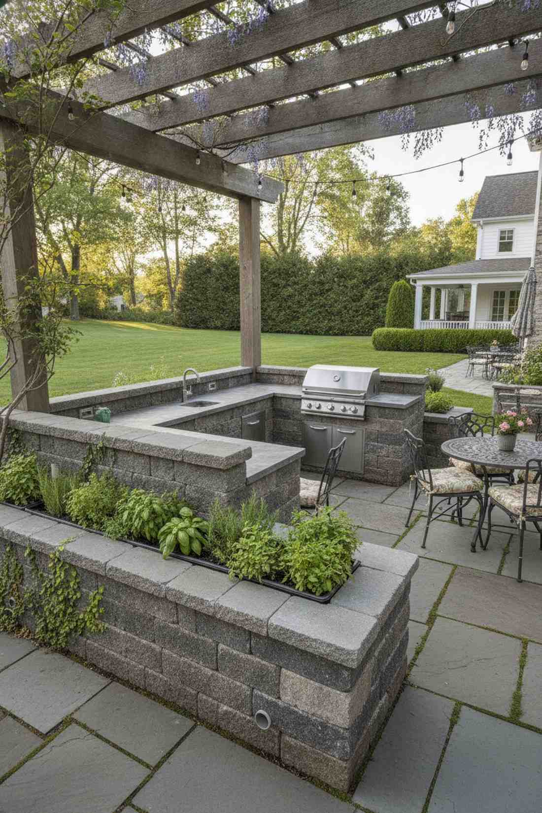 courtyard style enclosed u