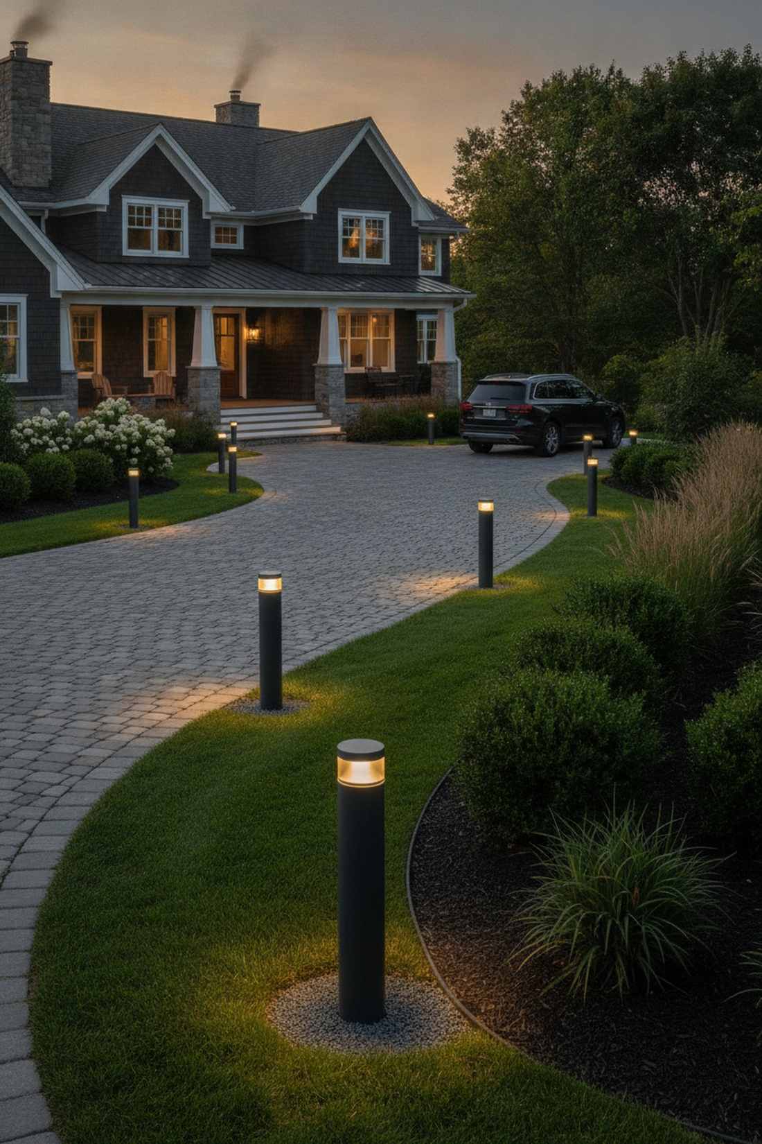 driveway edge bollards