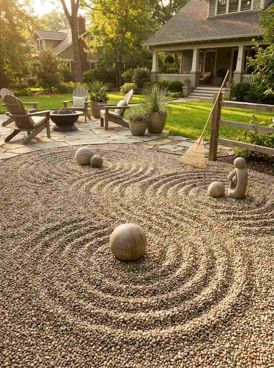 gravel current swirls