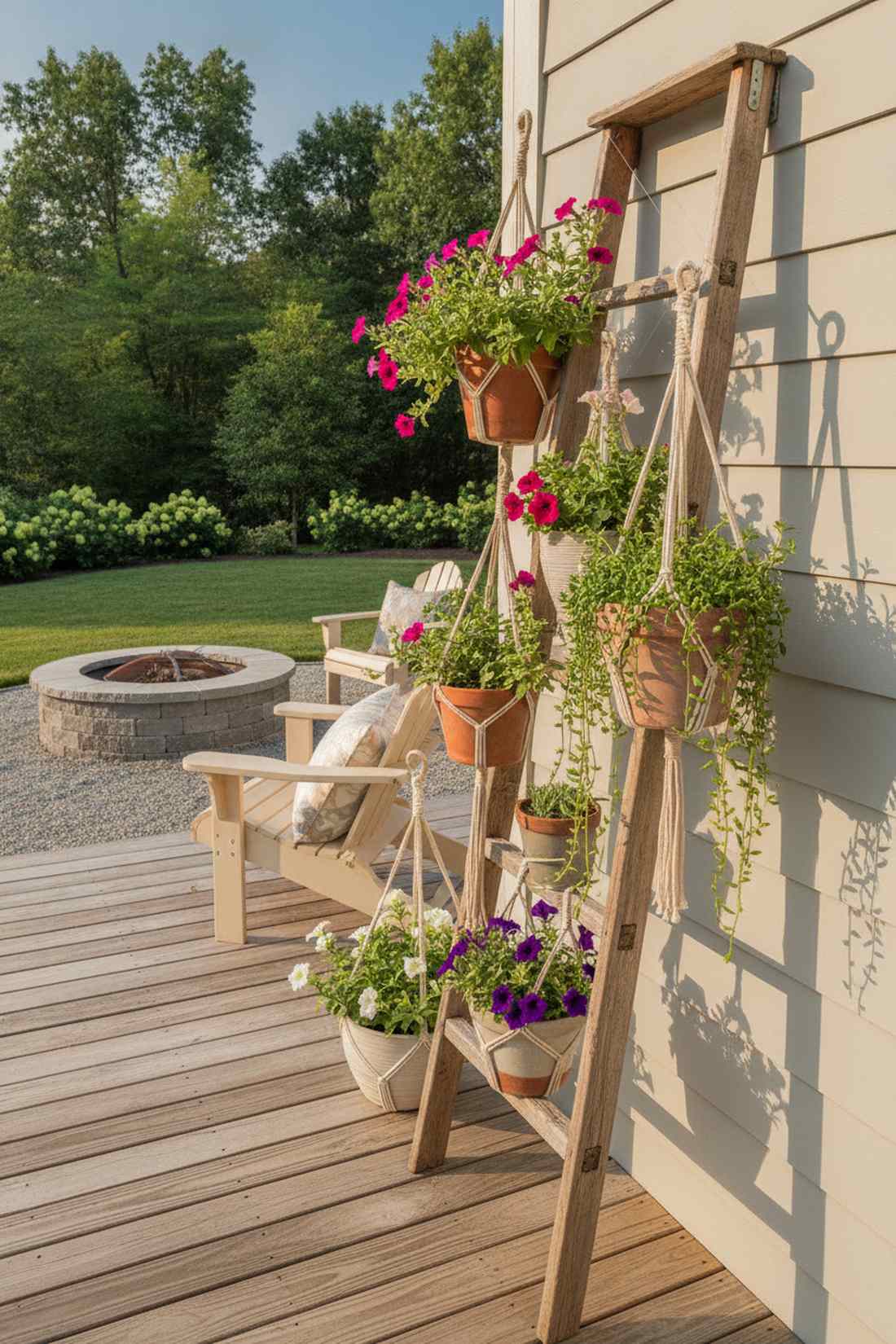 ladder style display garden