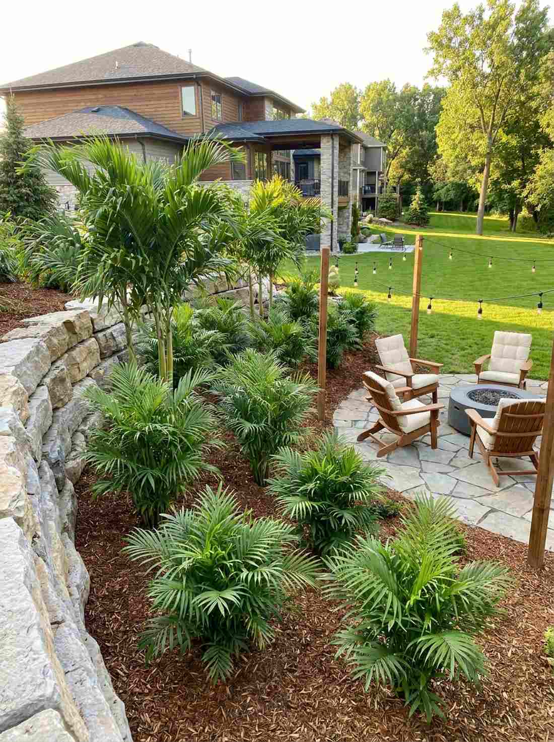 multi tier palm canopy