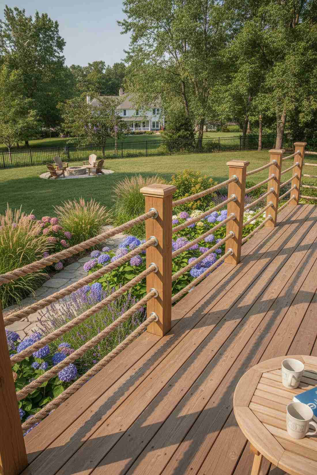 nautical rope railings