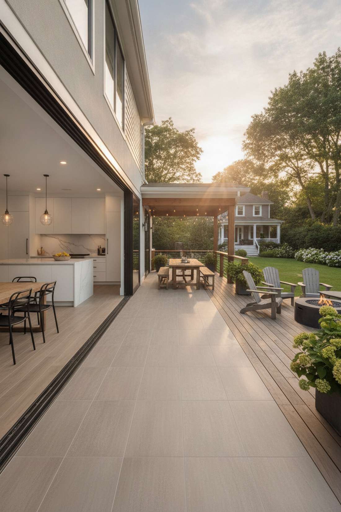 porcelain tile inside and out
