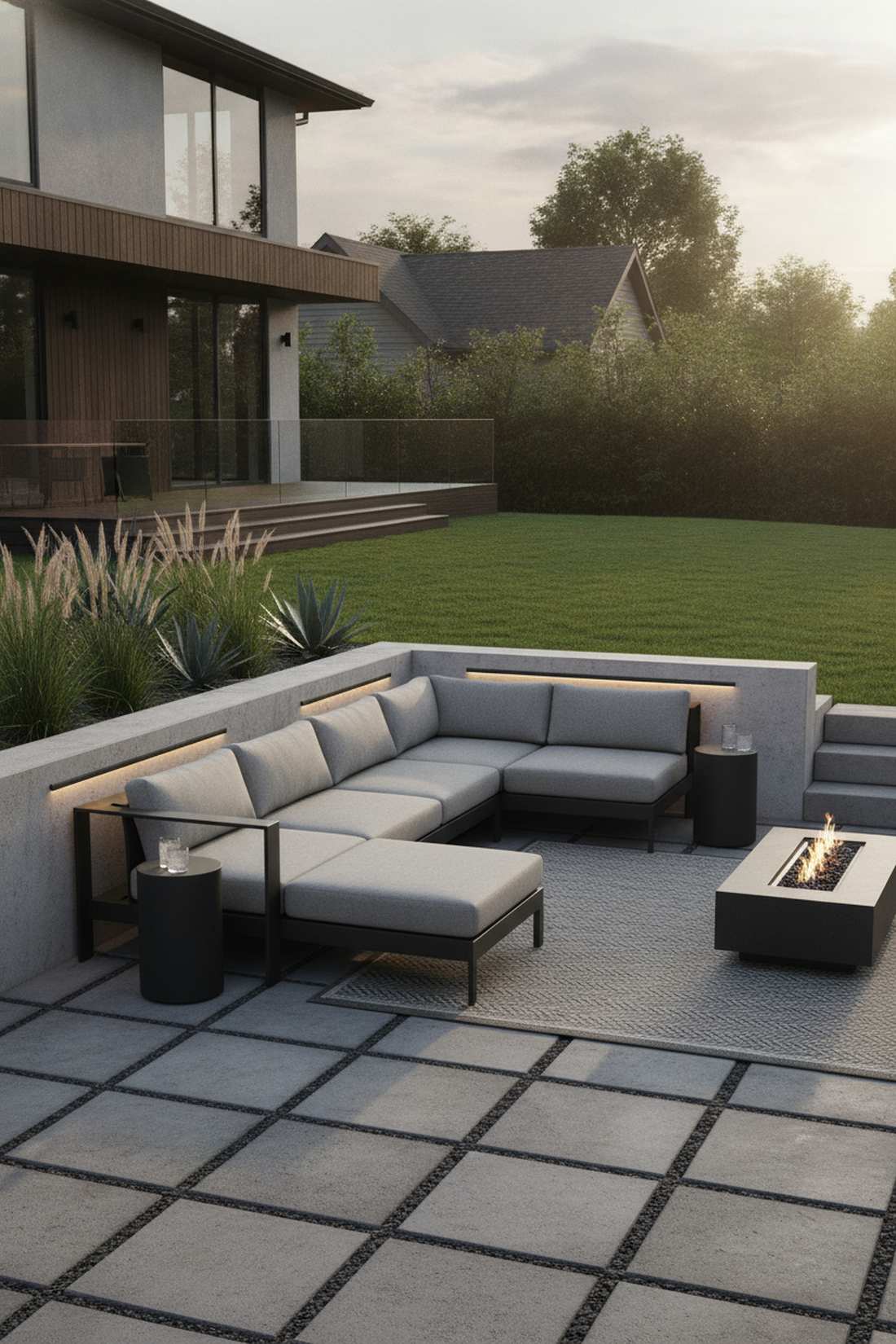powder coated aluminum sectionals