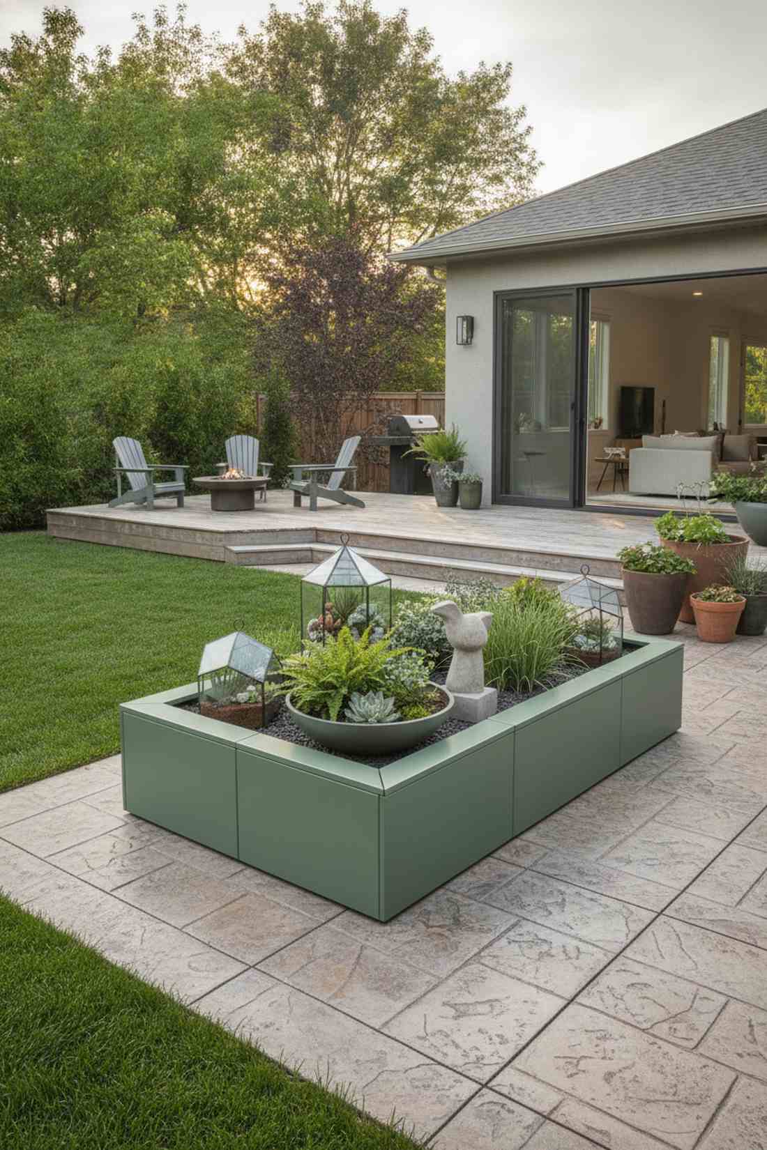 powder coated color bed