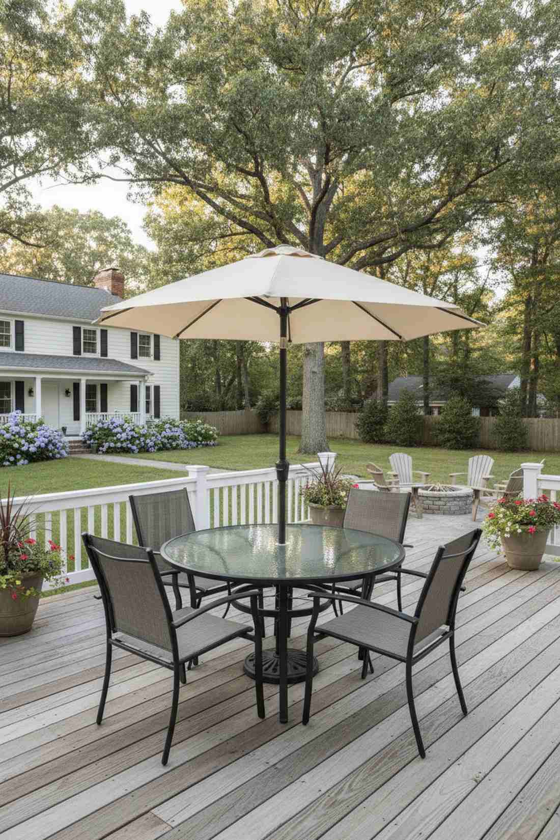 round glass top dining set