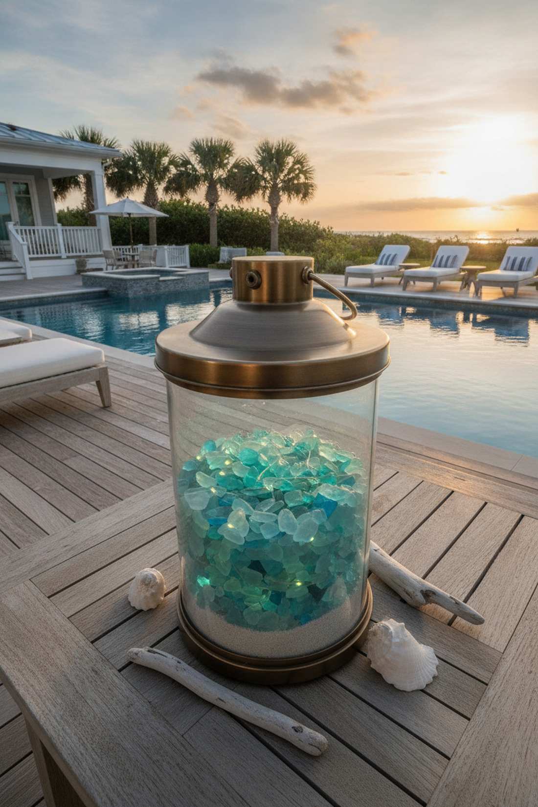 sea glass fragments