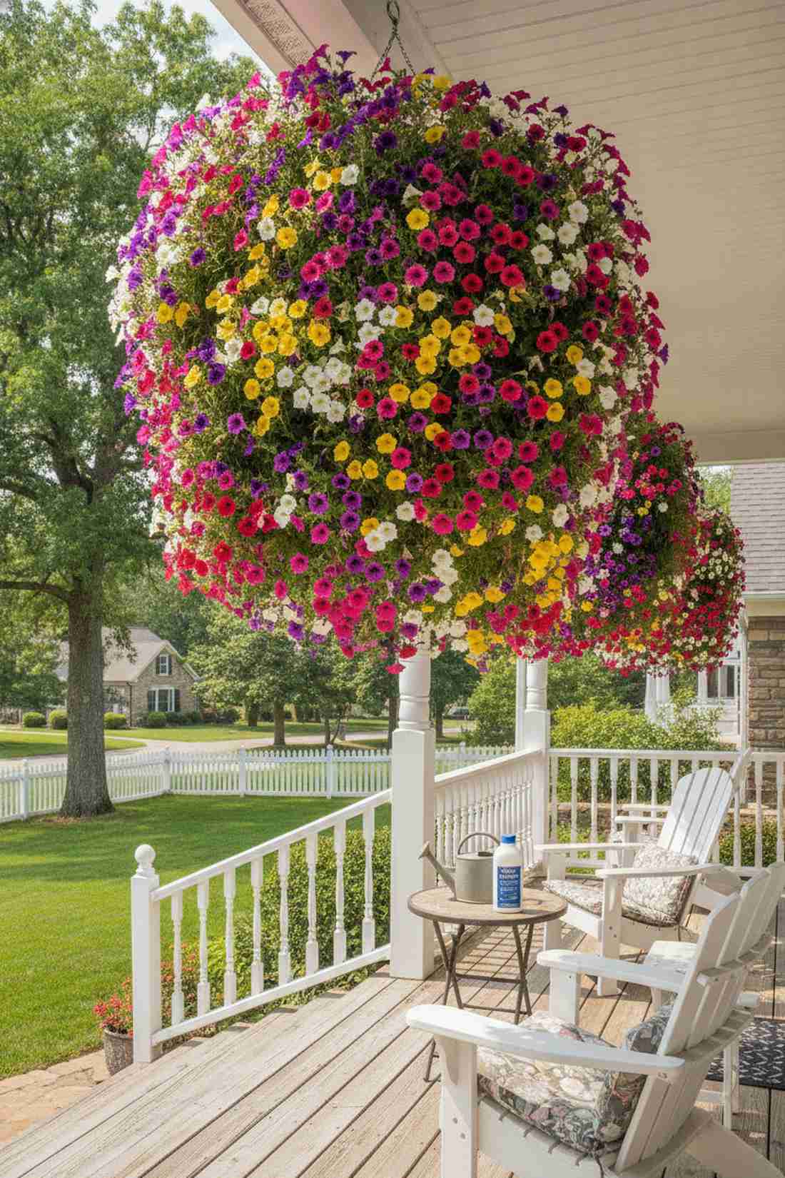 trailing petunias