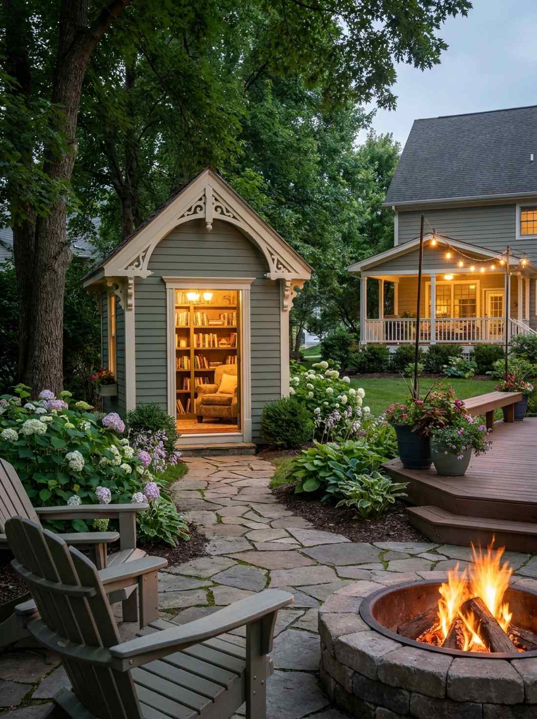 victorian garden library