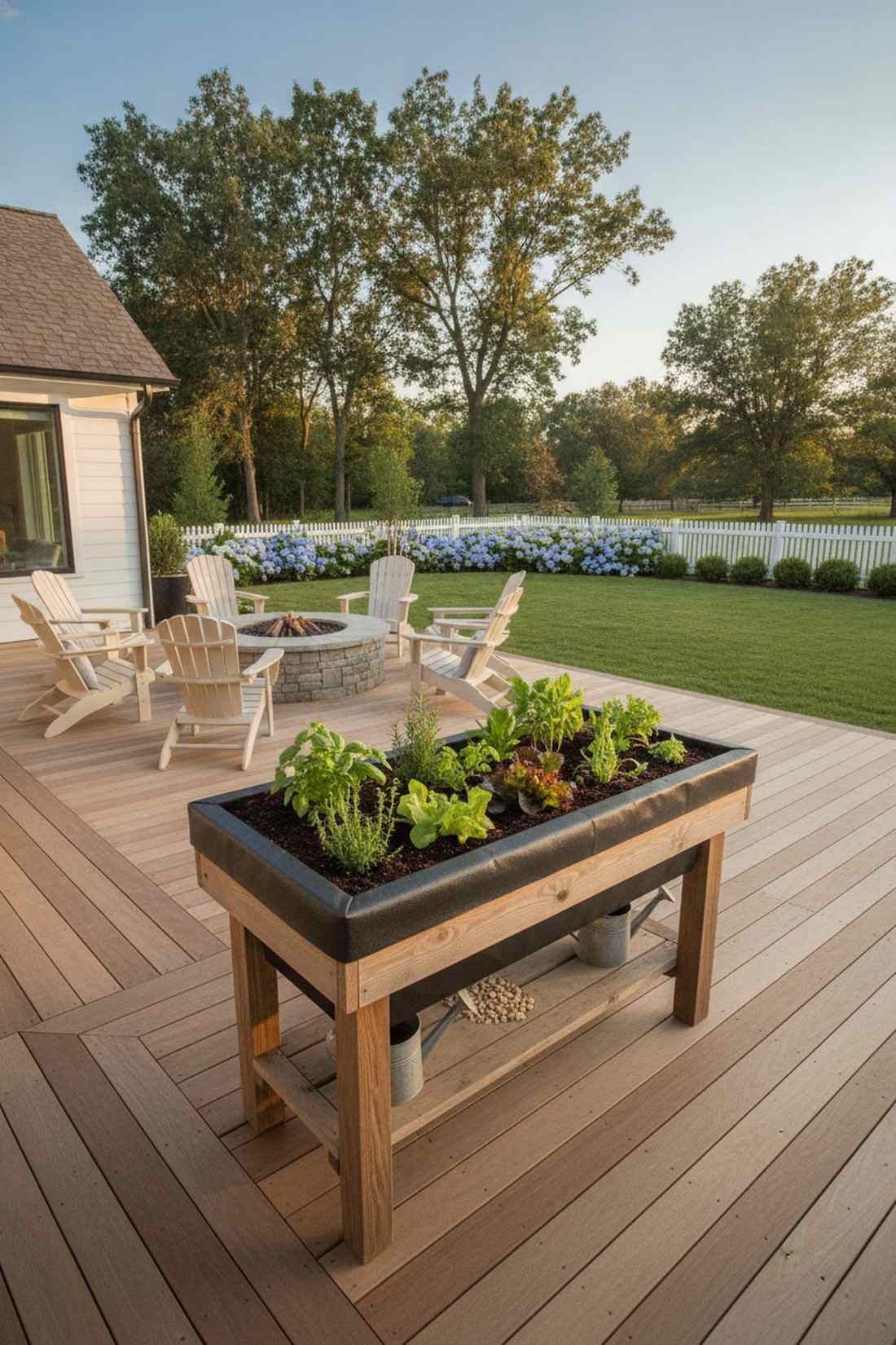 waist high table garden