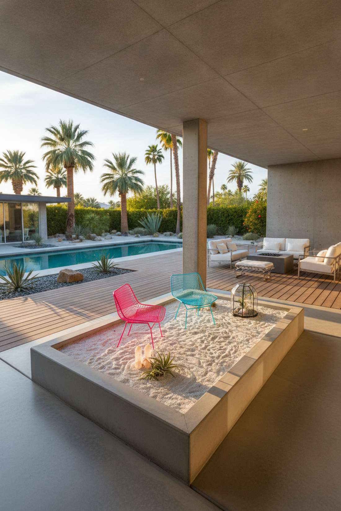 wire mesh patio chairs