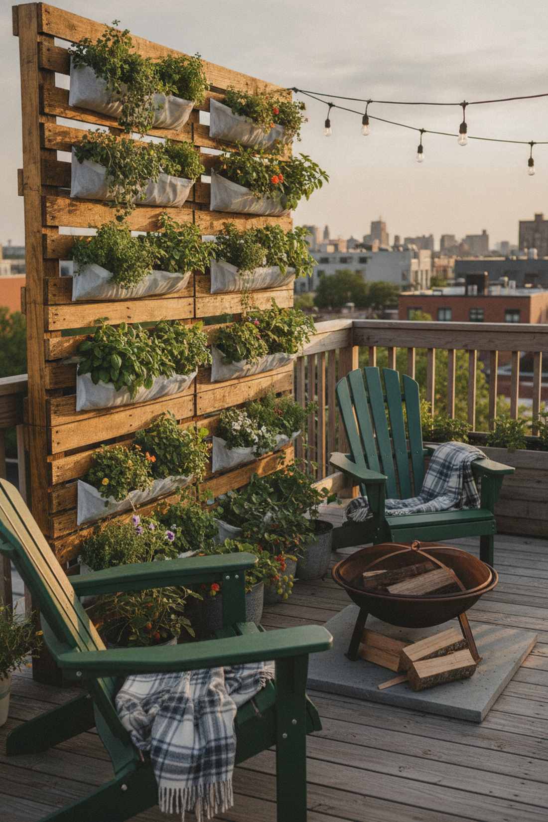 wooden pallet vertical gardens