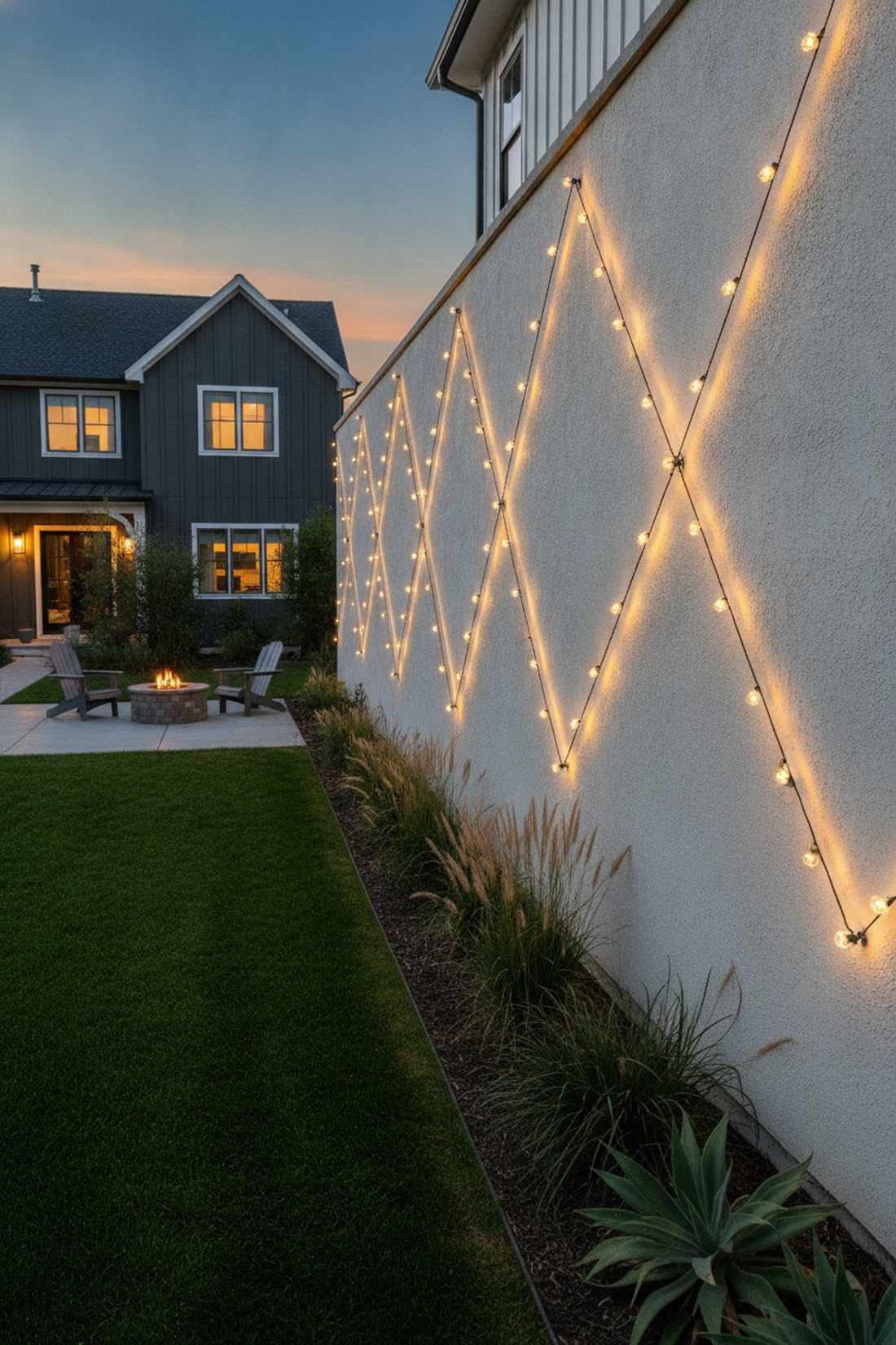 zigzag wall pattern