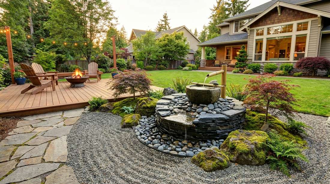 94 zen garden water feature vertical