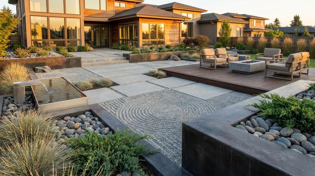 97 zen garden modern vertical