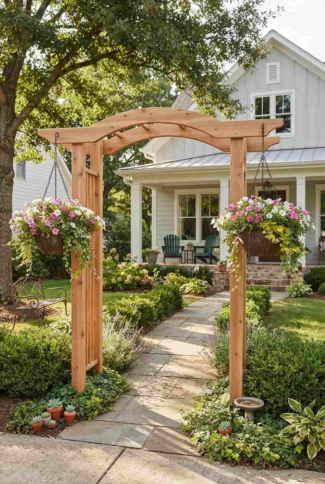 arbor entrance framing