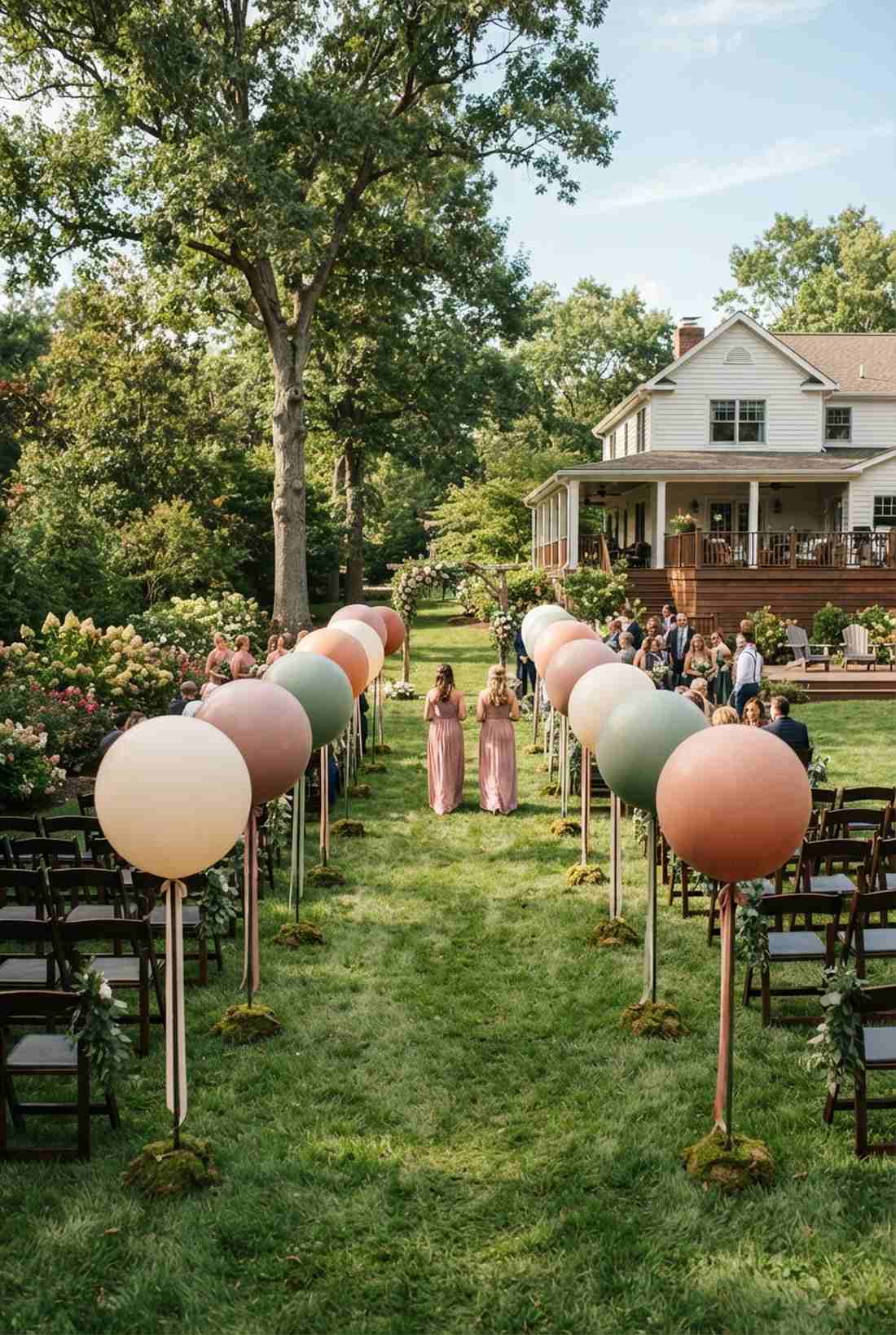 balloon aisle markers