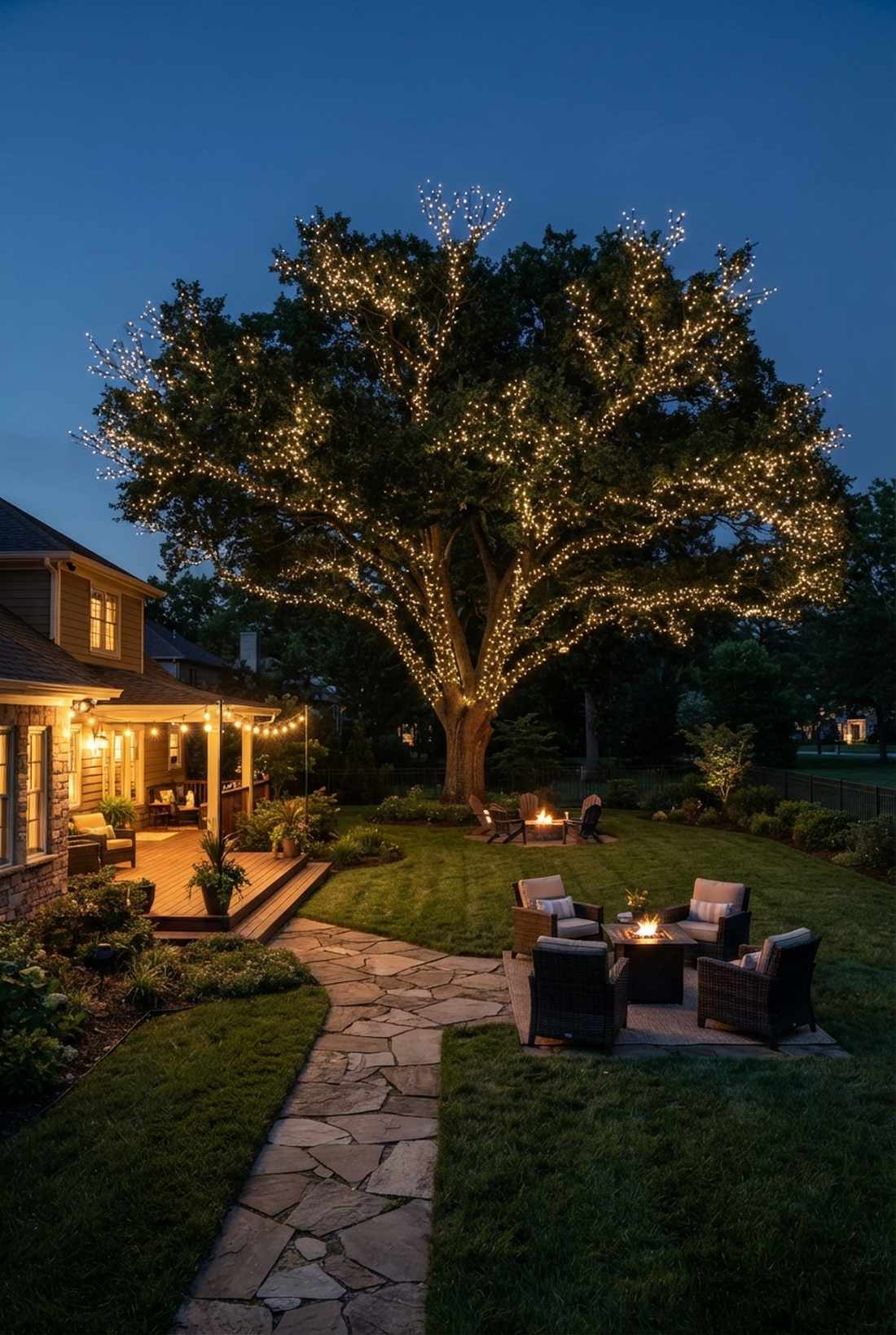 branch tip accent lighting