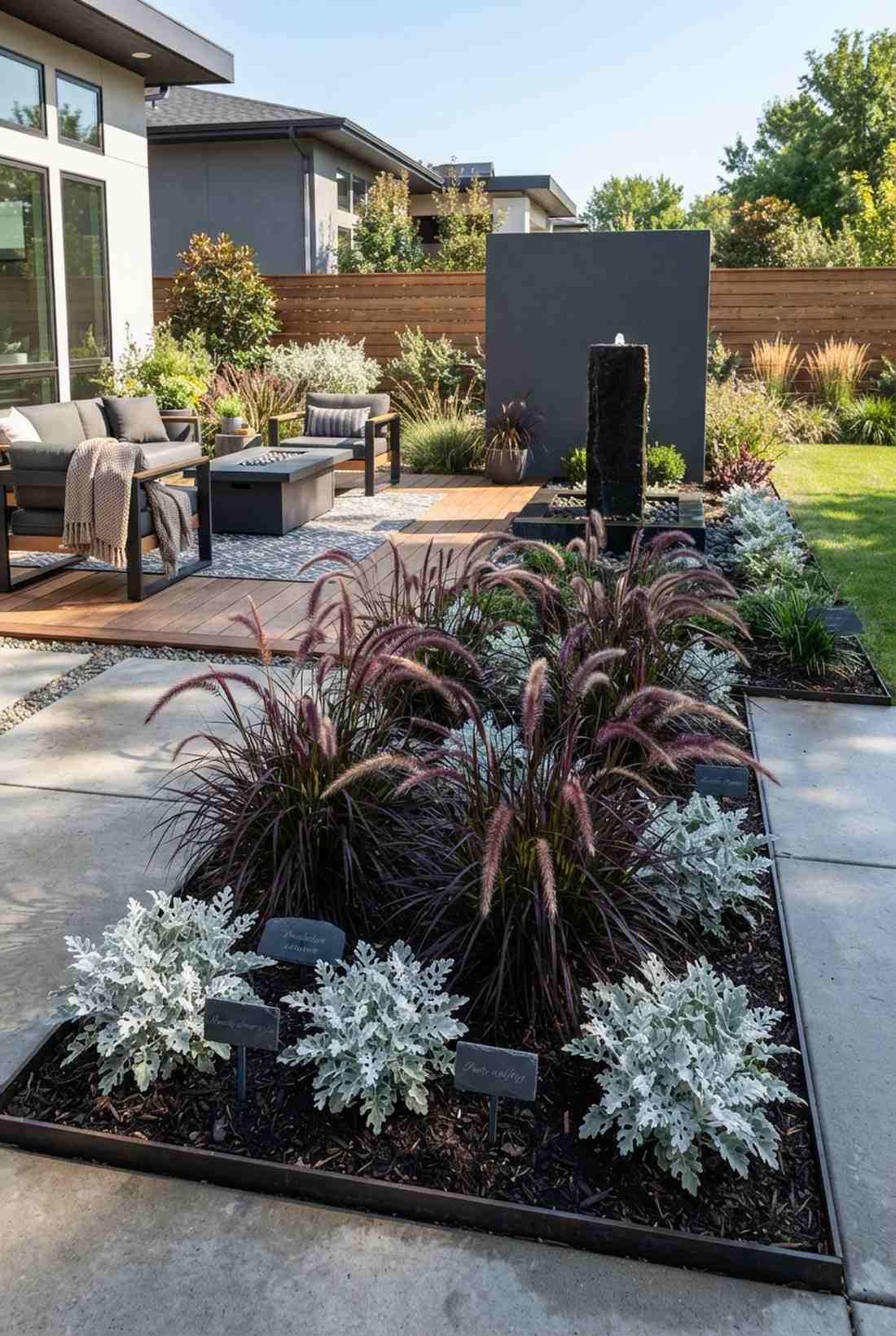 burgundy silver sophistication