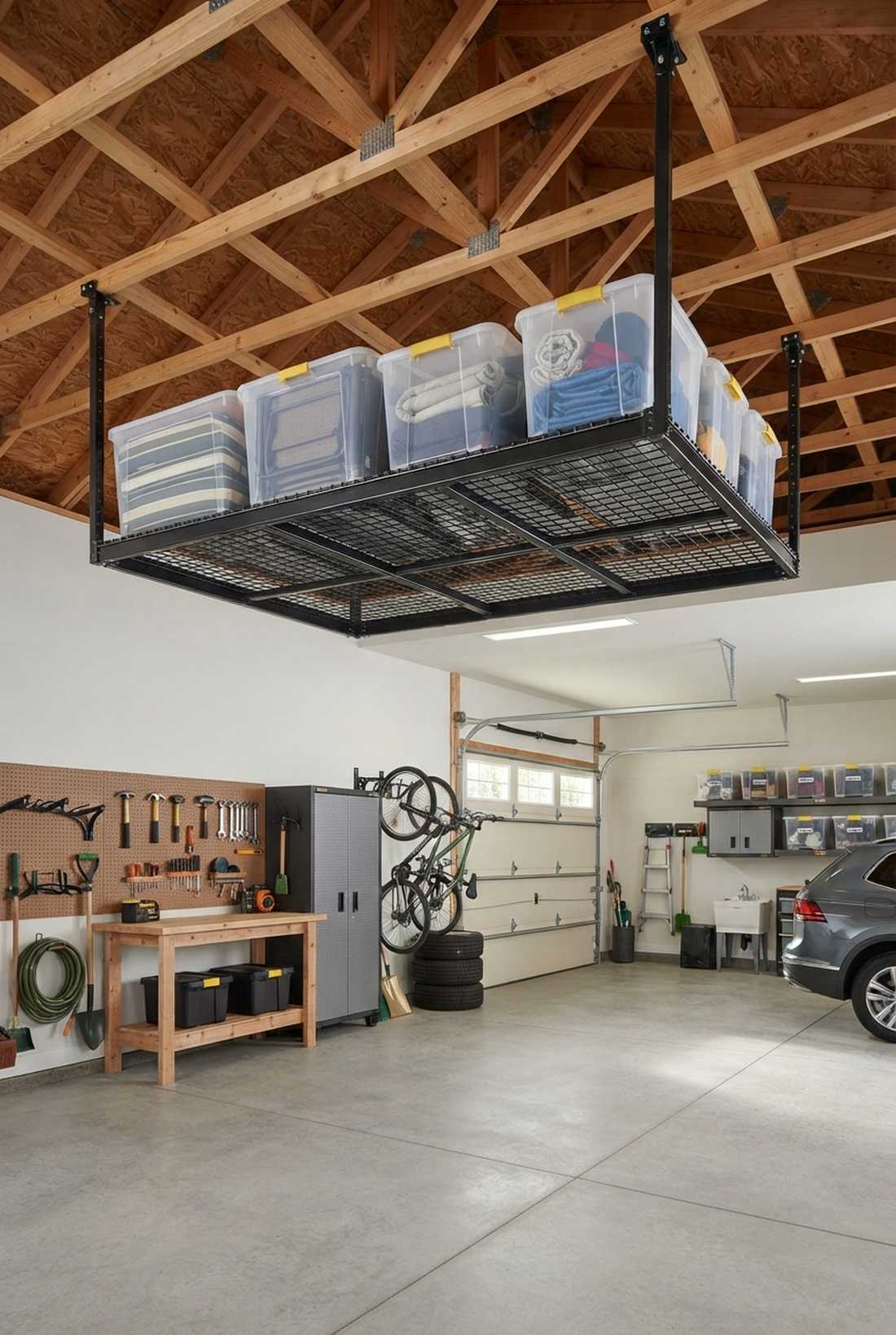 ceiling mounted racks