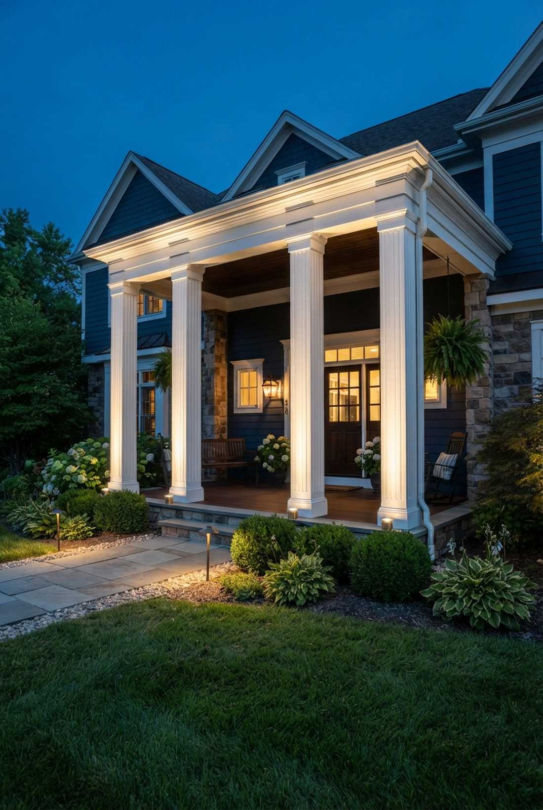 column uplighting systems