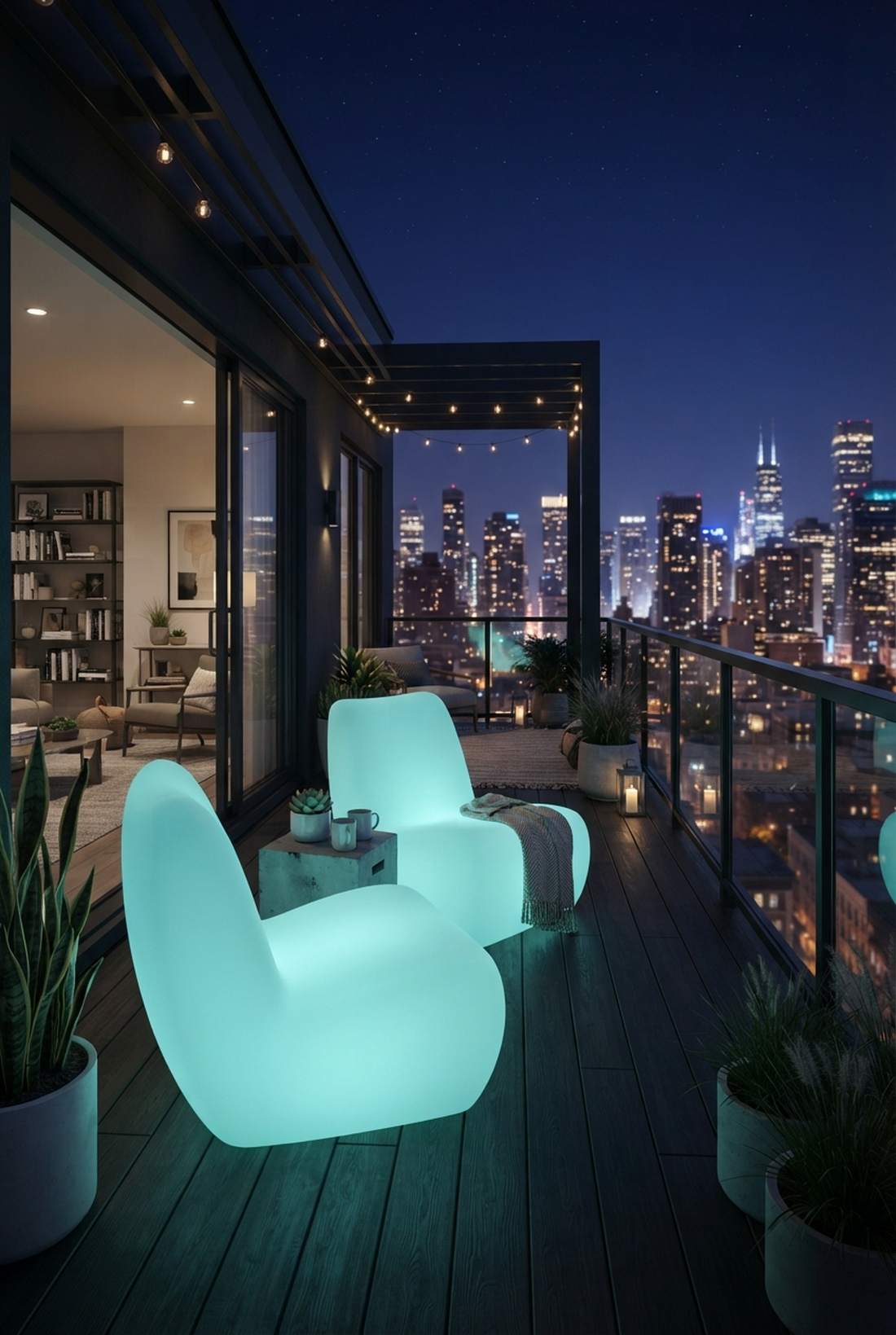 glow in the dark resin chairs