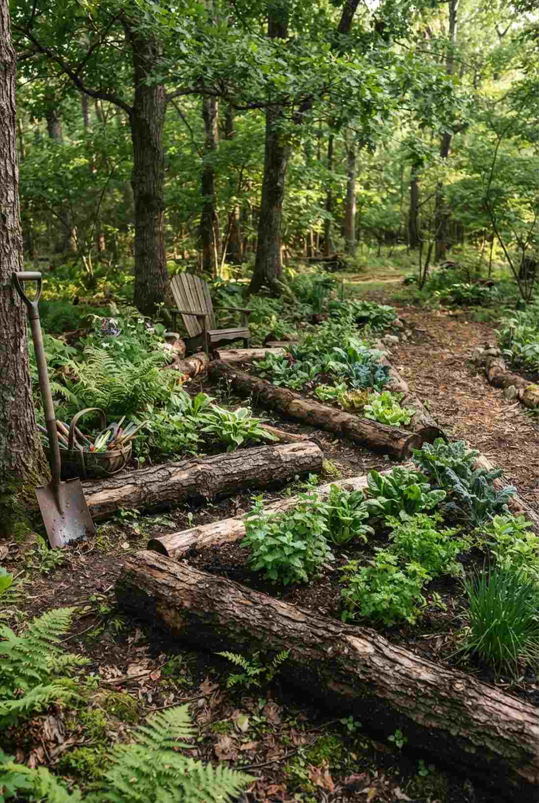 hemlock log no till beds