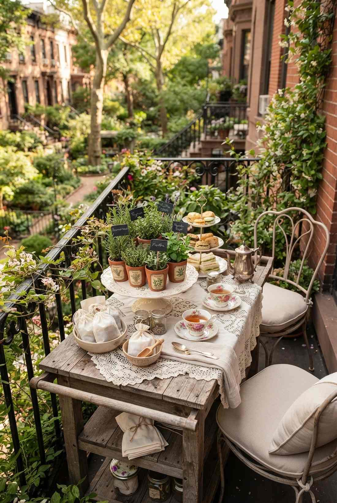 herb garden tea party