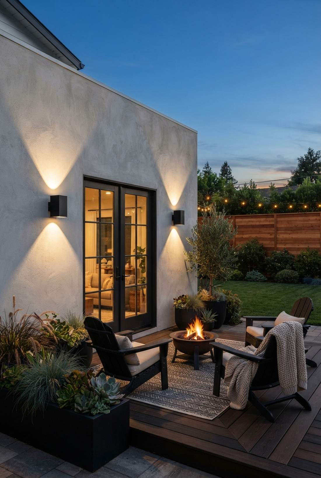 minimalist cube wall lights