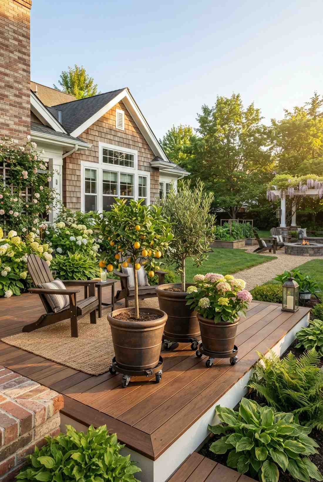 mobile rolling planters