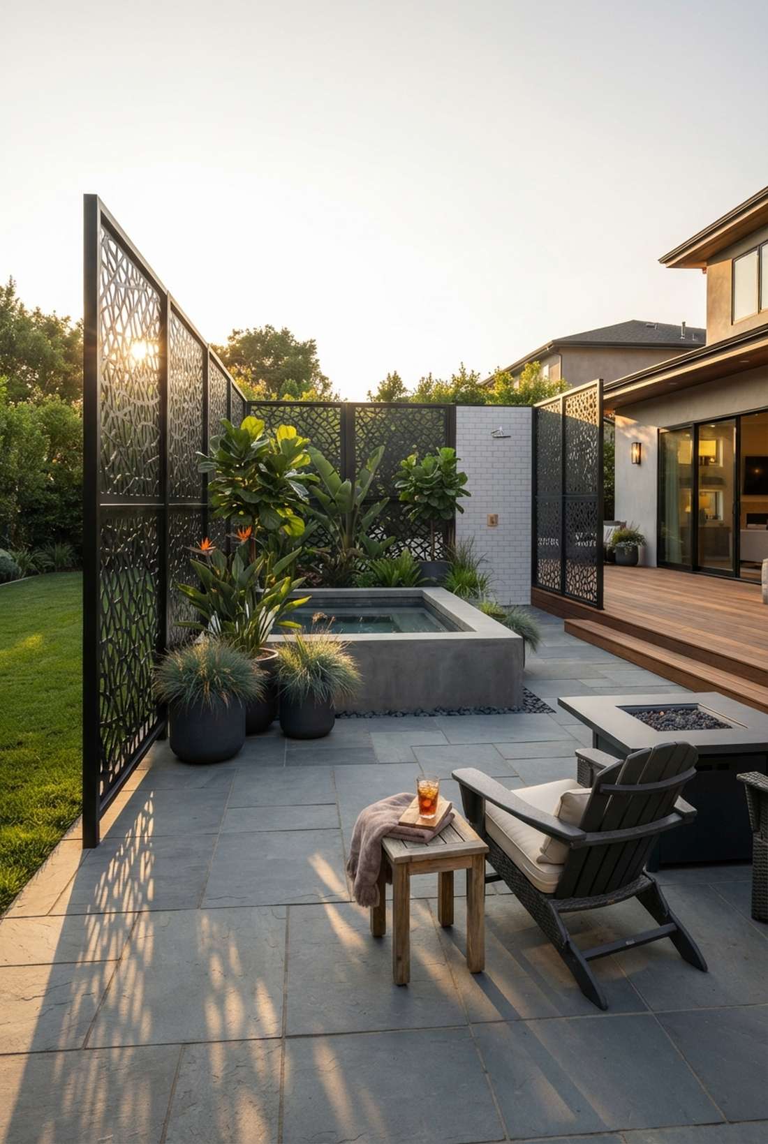 perforated aluminum privacy screens