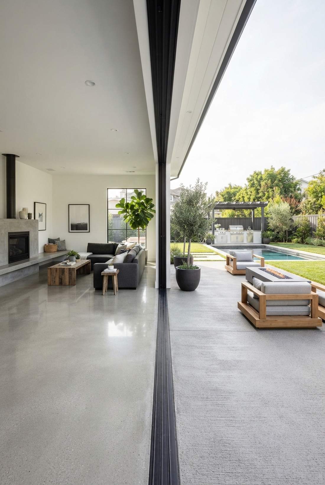 polished concrete floors