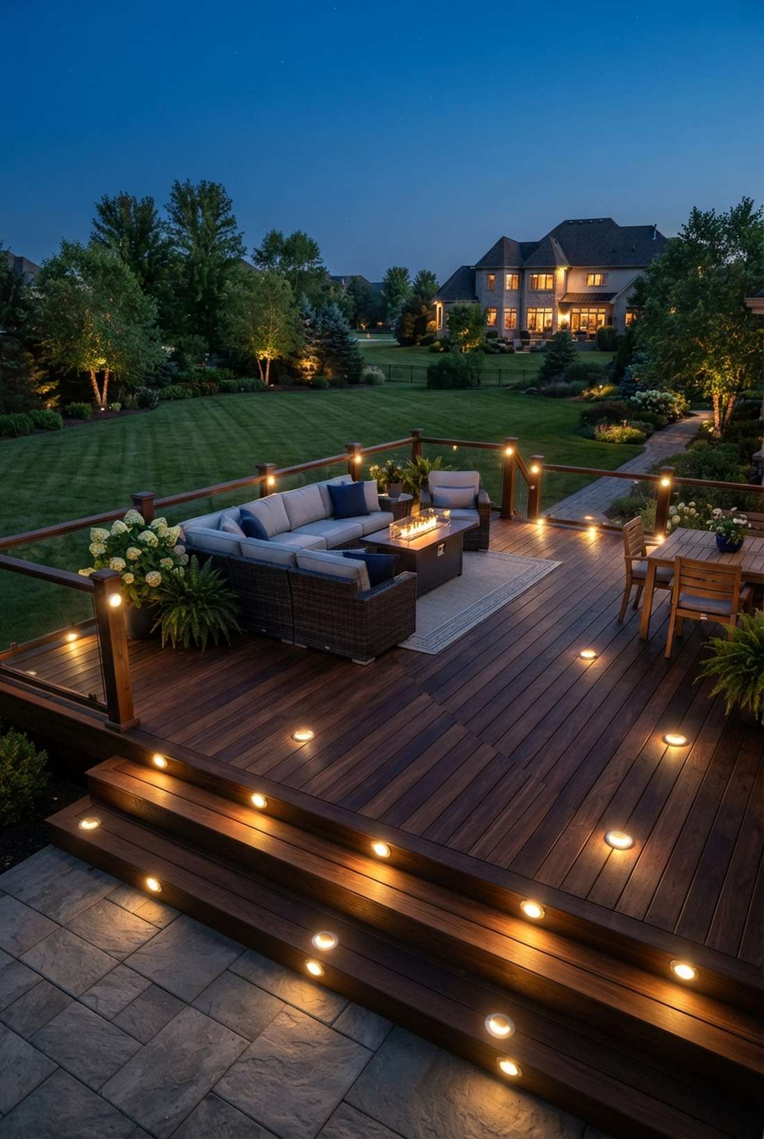 recessed deck perimeter lights