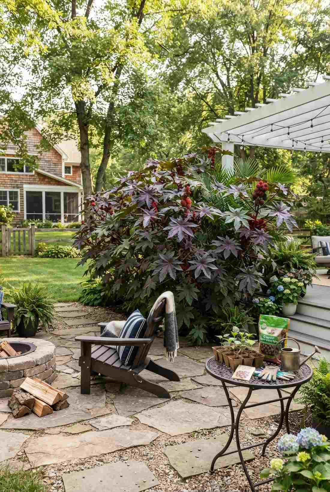 ricinus communis castor bean