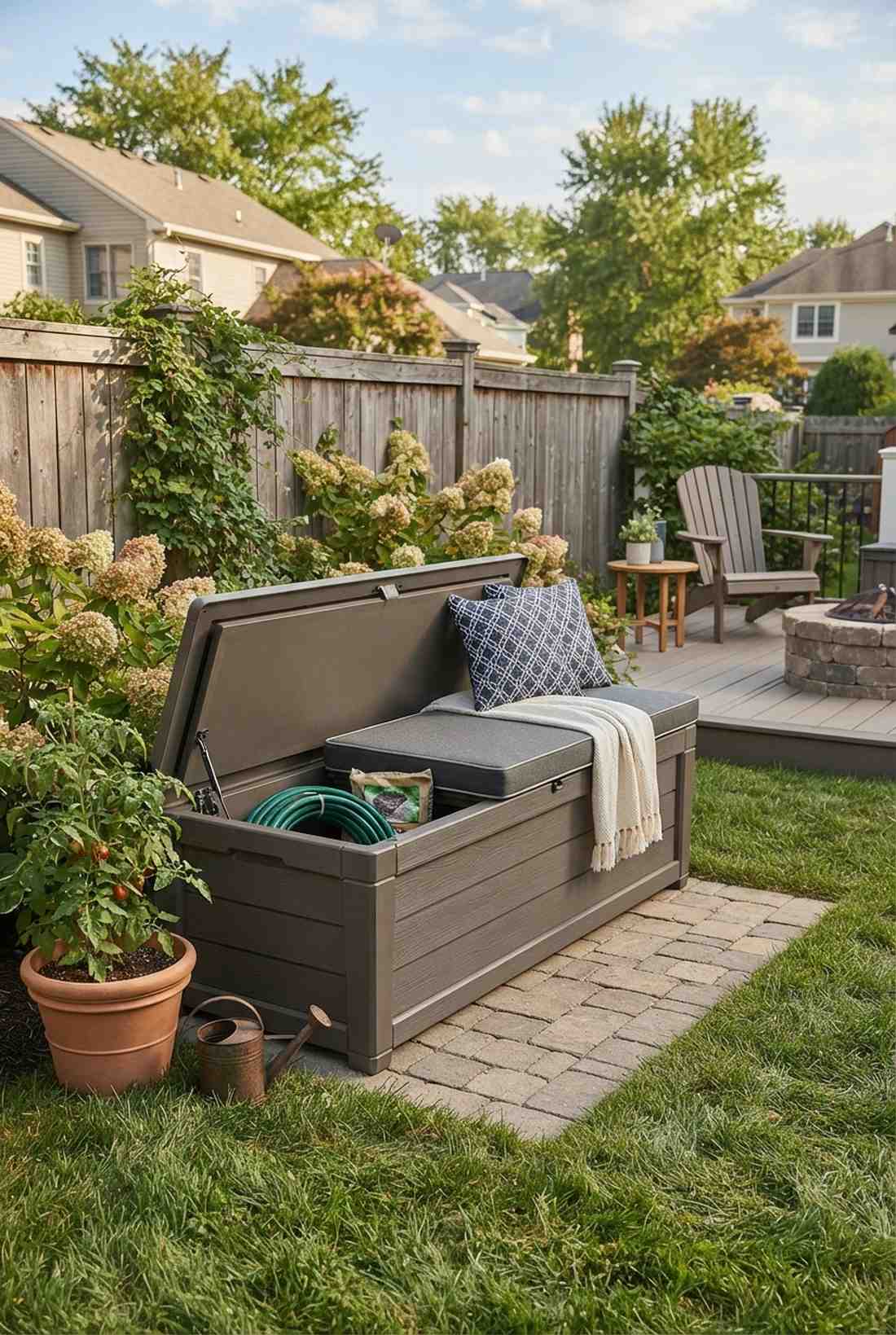 storage bench with lift top