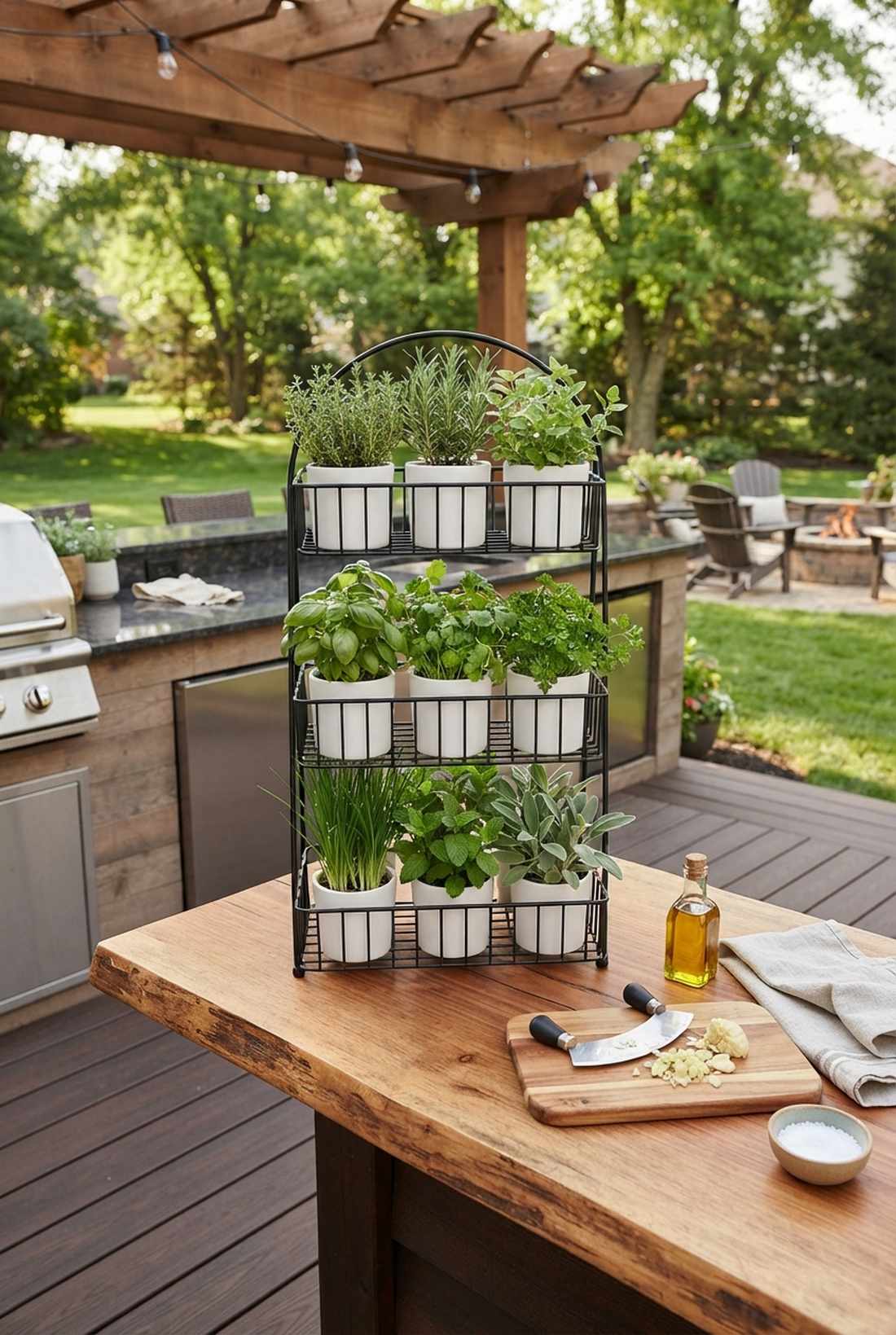 tiered countertop stand