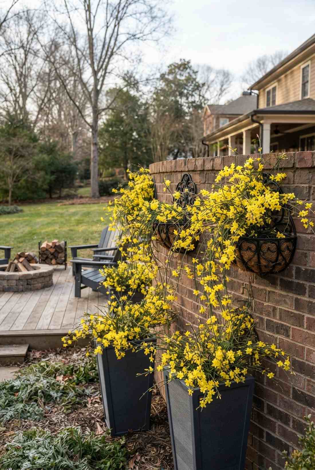 winter jasmine yellow cascades
