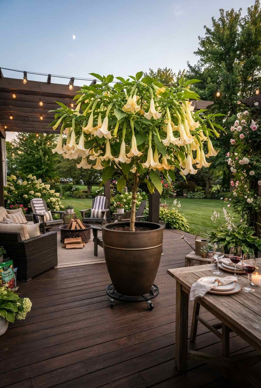 angel trumpet brugmansia species