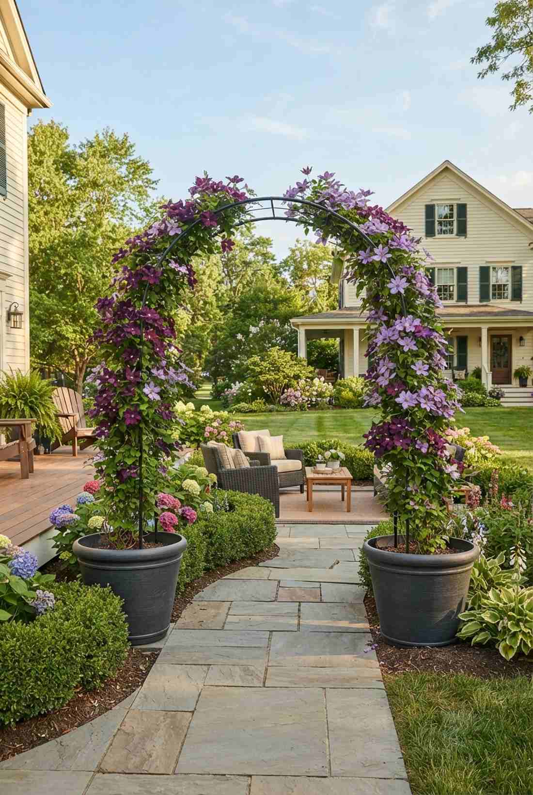 arched trellis connections