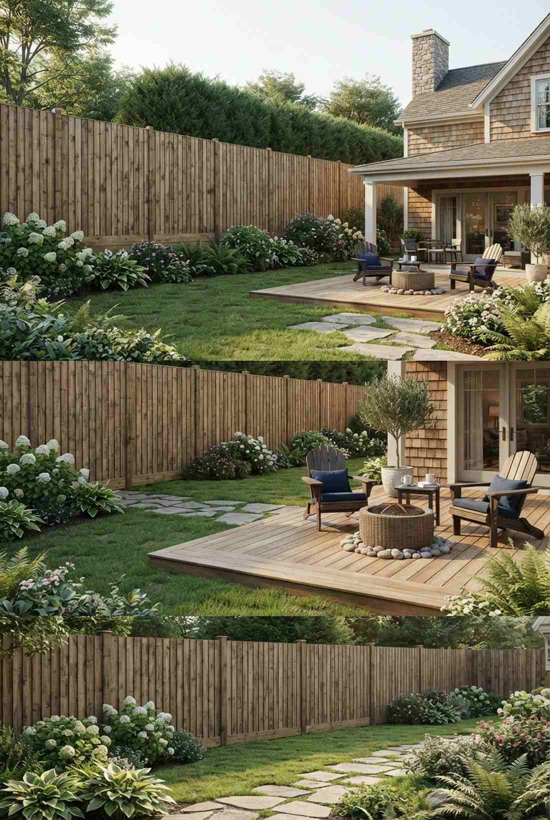 close board feather edge fence