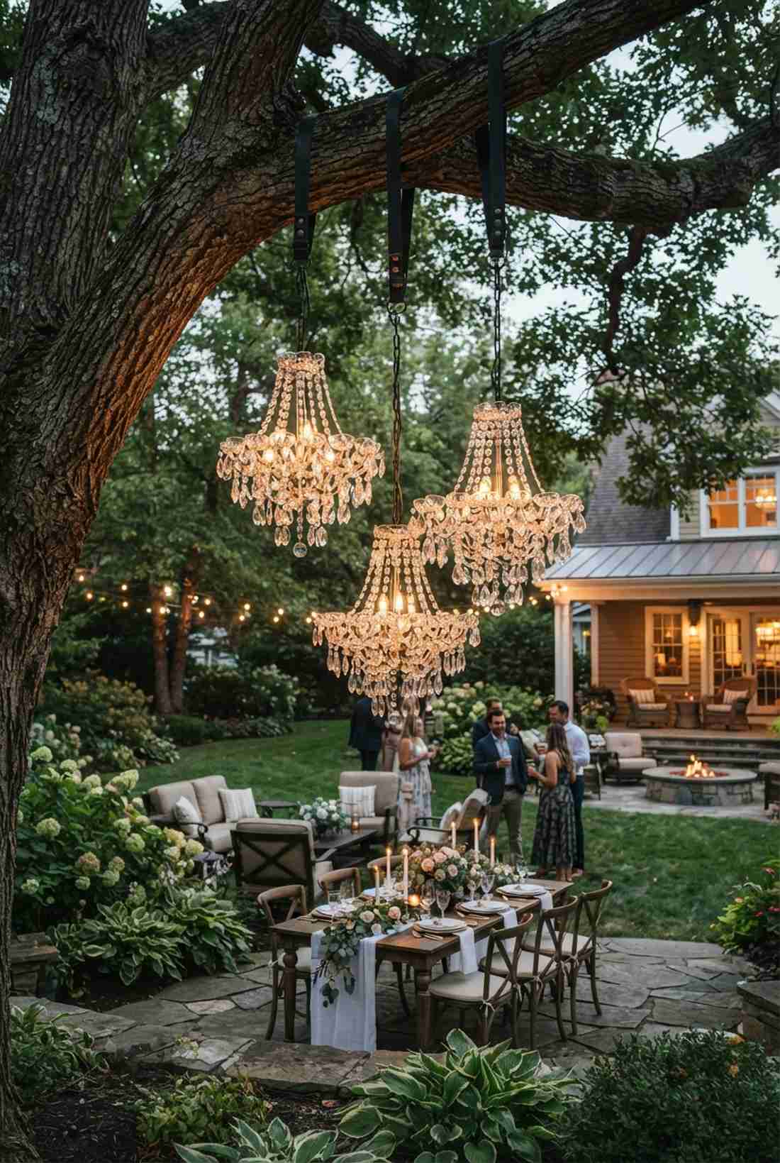 crystal chandelier clusters