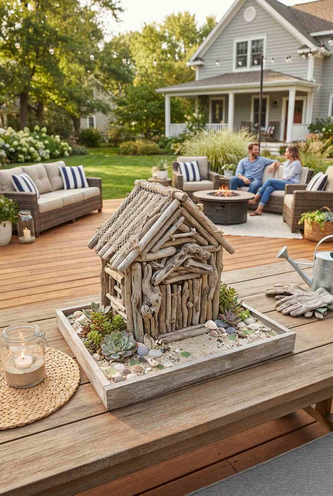 driftwood beach shack