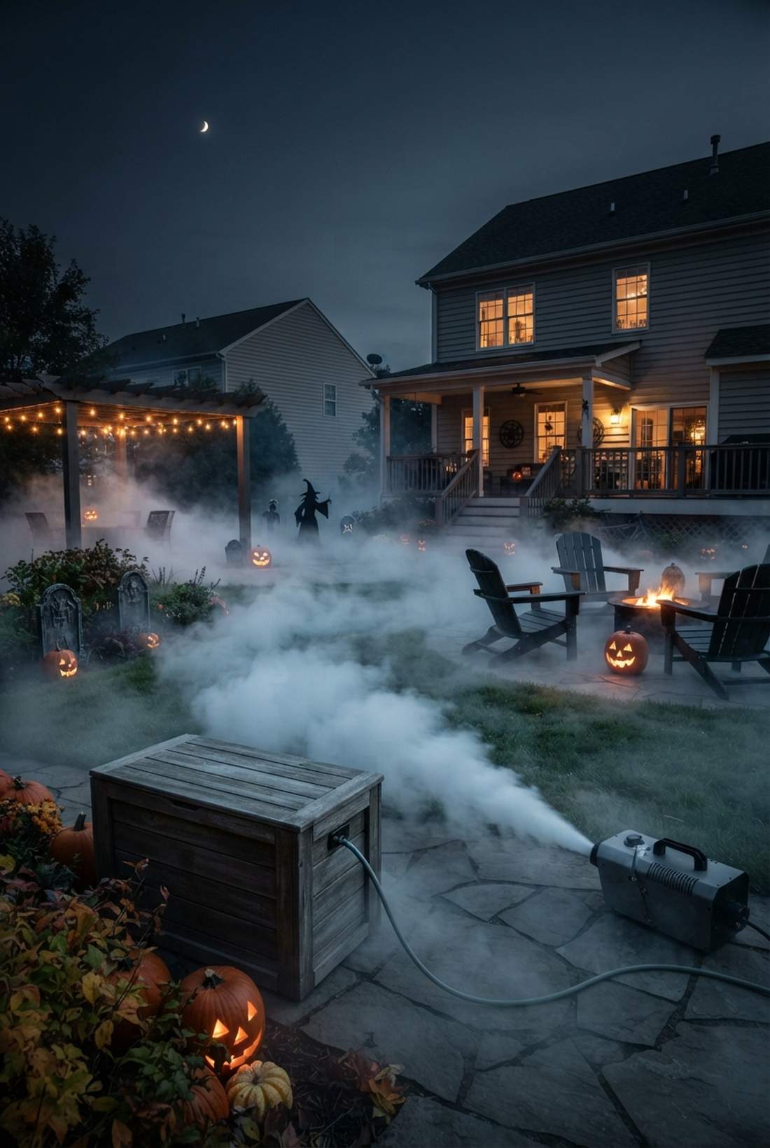 fog machine atmosphere