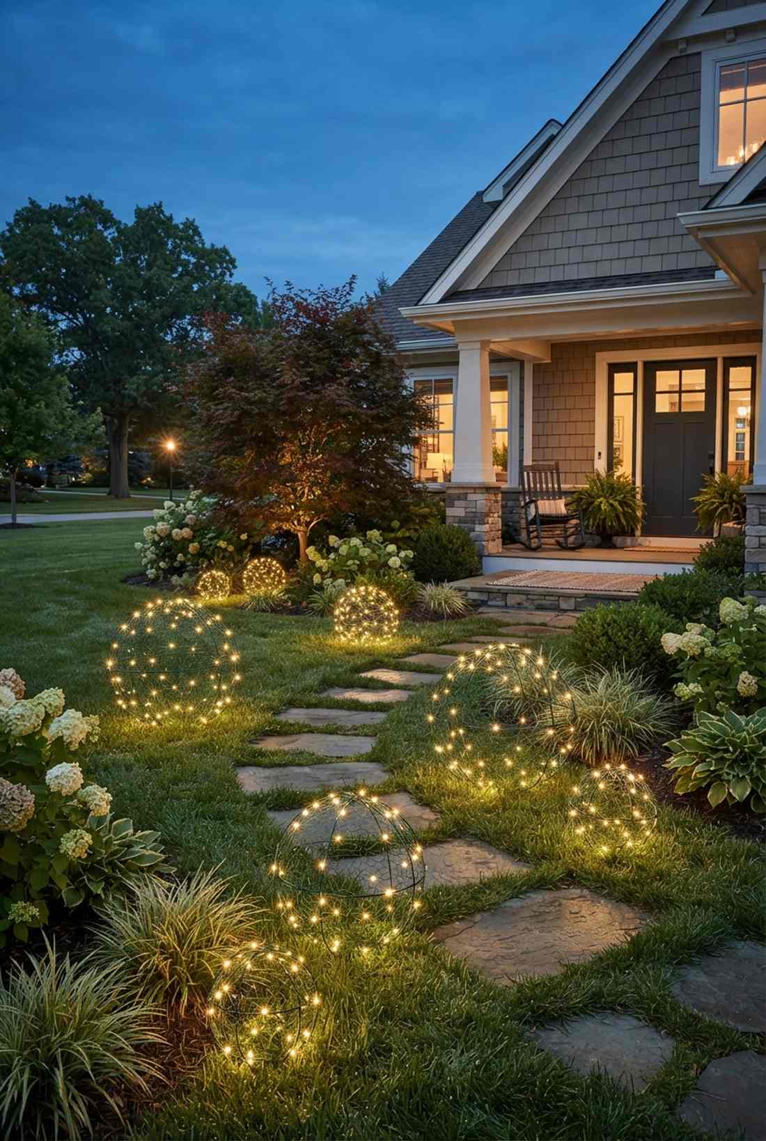 illuminated orb path markers