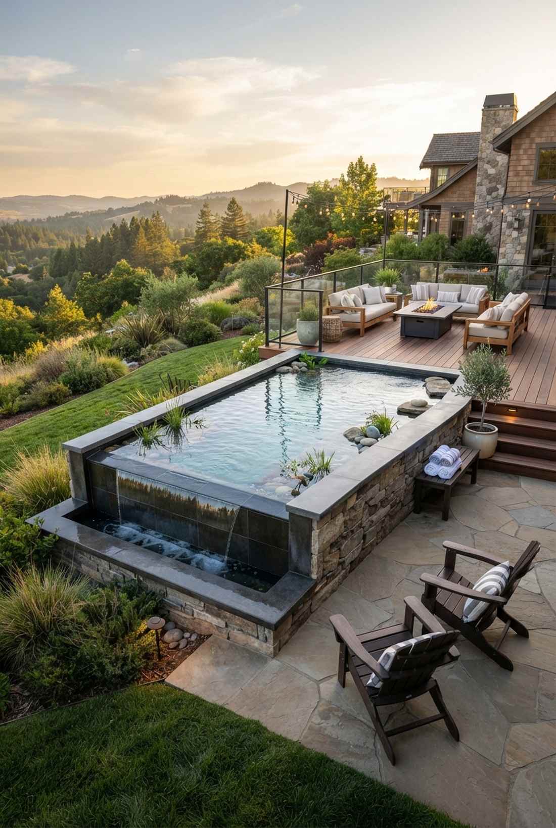 infinity edge swimming pools
